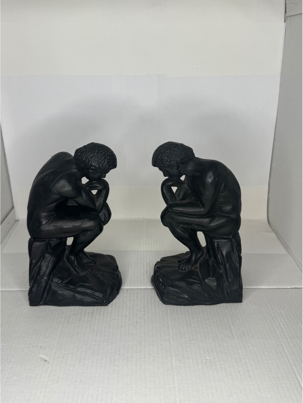 Pair of Thinker bookends